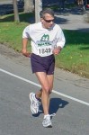 Mr. Hodgkin at Maine Half Marathon about a mile from finish line. Photo courtesy of David Colby Young