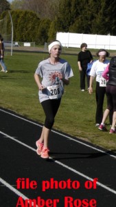 file photo of youngest Maine finisher 5th in her age group