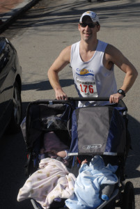 Last year finishing 5 th Ryan Proulx at age        34 of Portsmouth         NH 176   18:38  6:01  &this year perhaps without his kids in tow won the race.